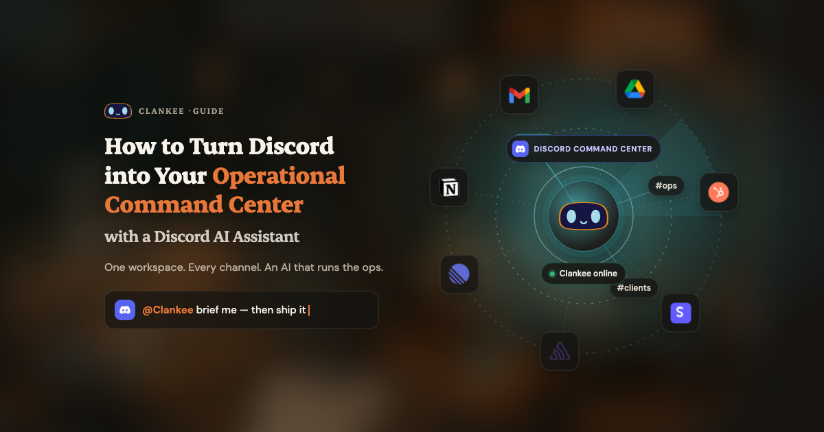 How to Turn Discord into Your Operational Command Center with a Discord AI Assistant